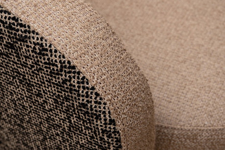 Кресло Garda Decor Napoli золотое/черное napoli-3k-santo300-beg+santo302-chzol