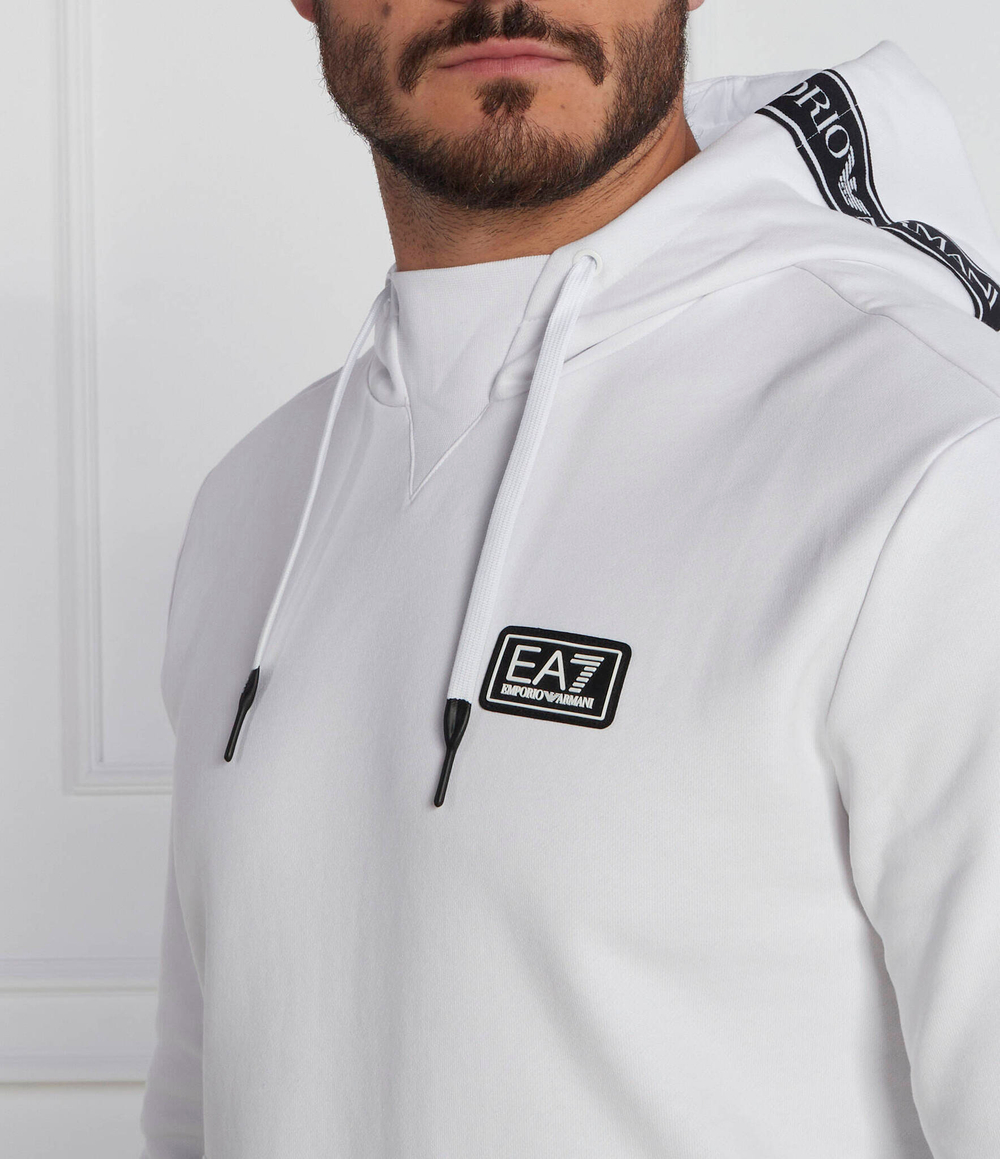 Худи EA7 - белый(6RPM15 PJ07Z)