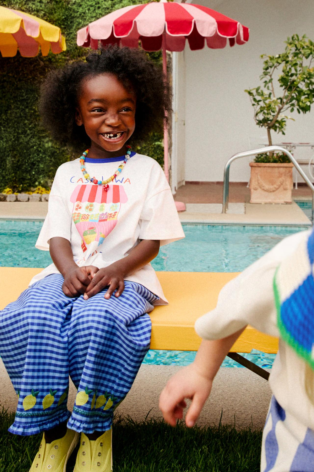 ZARA Х CASA LAWA ФУТБОЛКА С ПРИНТОМ, БЕЛЫЙ