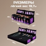 Бескаркасный диван кровать раскладной "BTS"