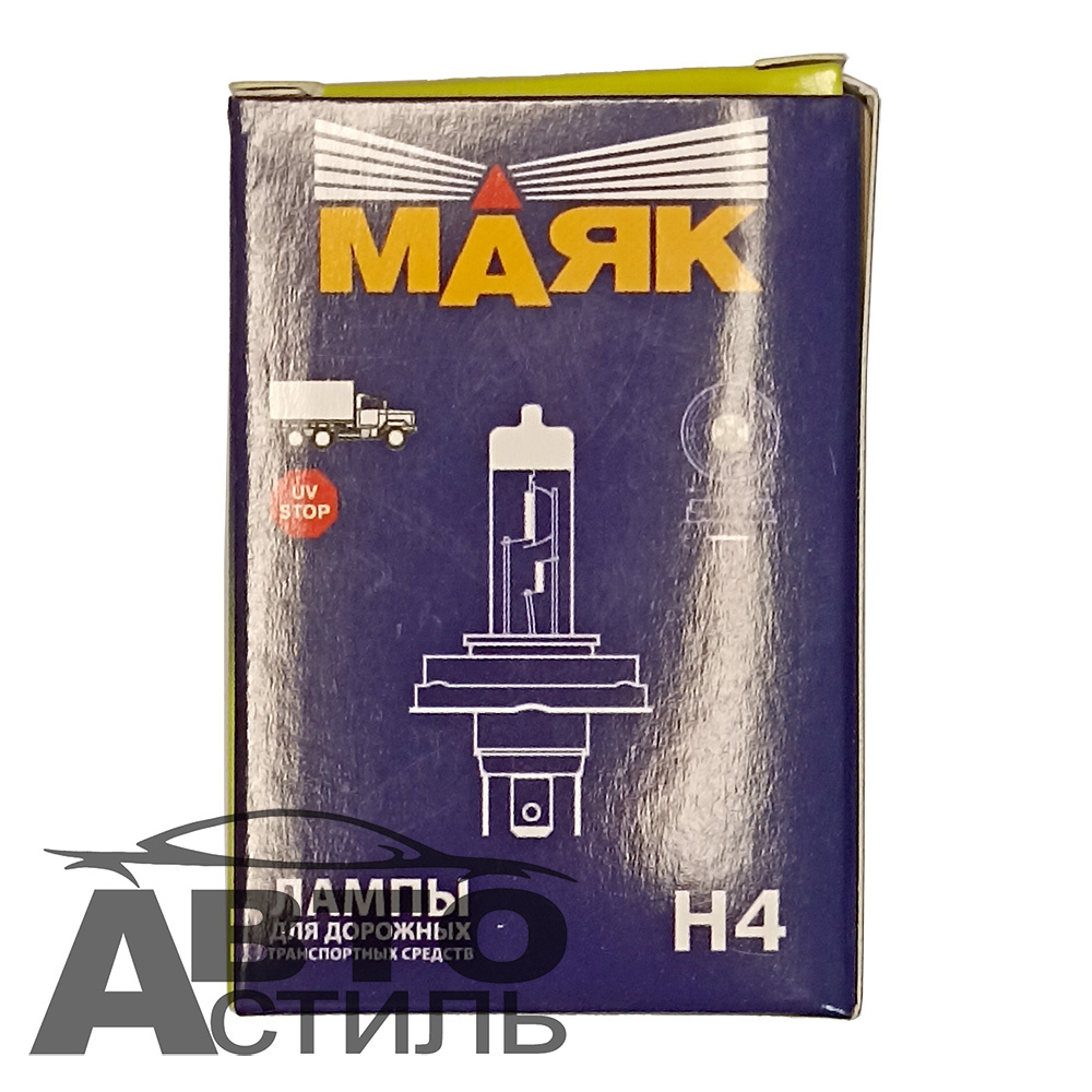 Автолампа H4 24V100/90W P45t Маяк Standard #54455