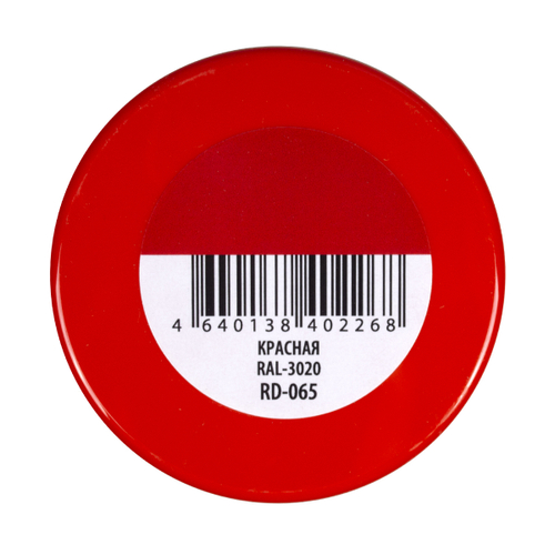 КРАСКА АЭРОЗОЛЬ АКРИЛ. RAL3020 КРАСНАЯ 520 МЛ (6) "RAYDAY" RD-065---