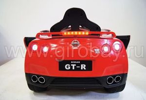 Детский электромобиль River Toys Nissan GTR X333XX красный фото №3