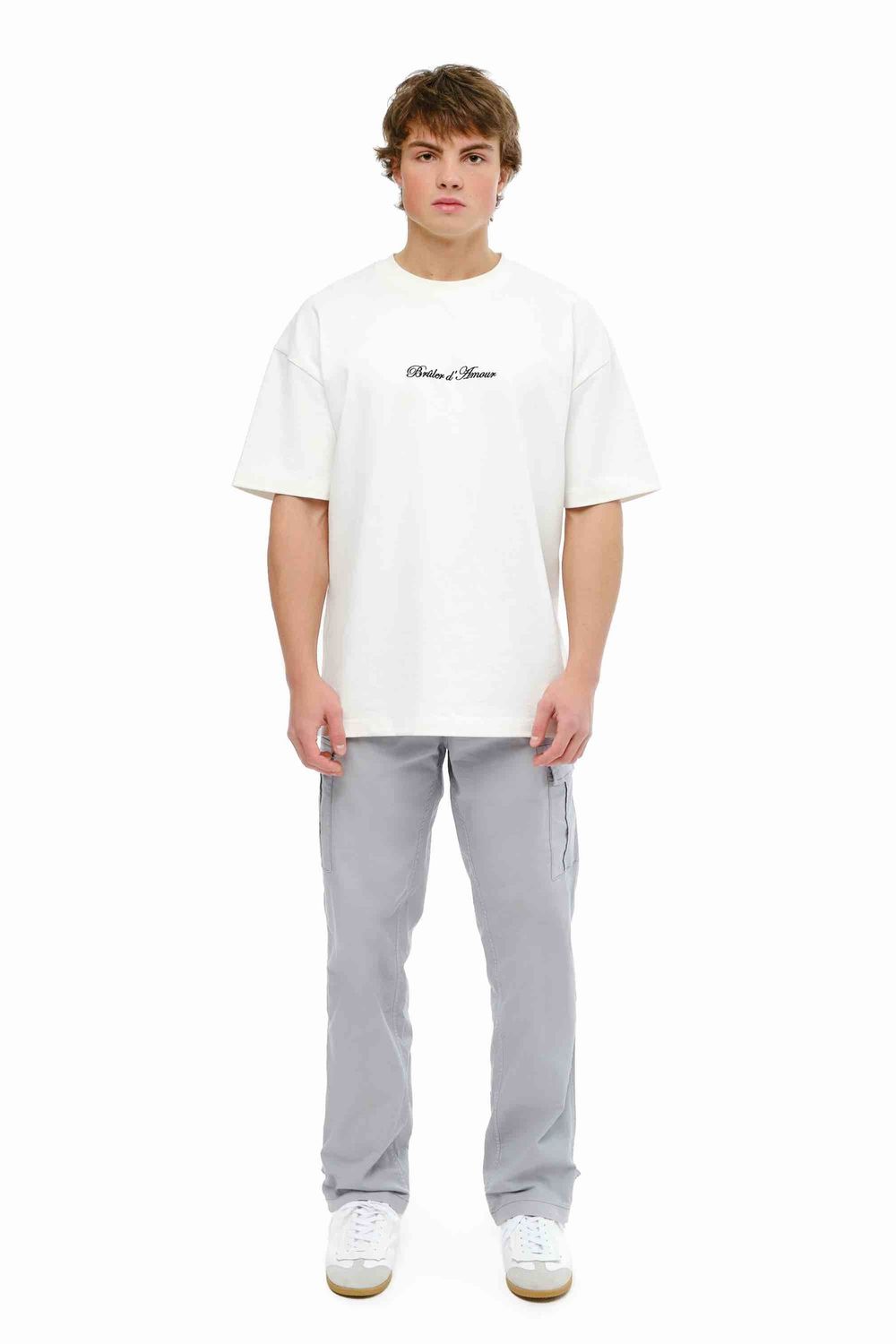 Футболка Bruler d'Amour Basic logo белая