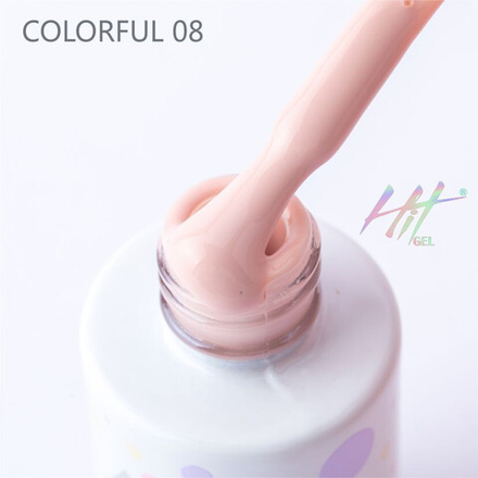 Гель-лак ТМ "HIT gel" №08 Colorful, 9 мл