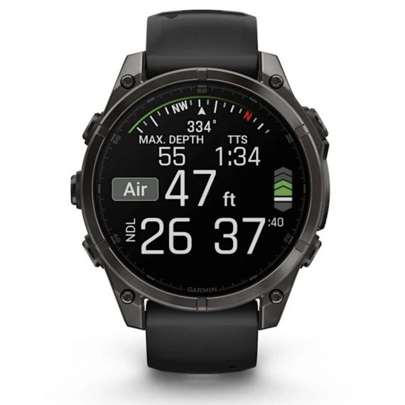 Garmin Fenix 8 AMOLED Sapphire 47 мм — титановые часы для профессионалов