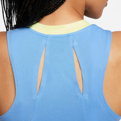 Женский топ теннисный Nike Court Dri-Fit Advantage Tank - university blue/light laser orange/white