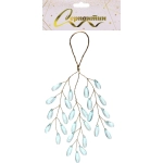 Ветка декоративная «Волшебство ночи» 20 см, Голубой