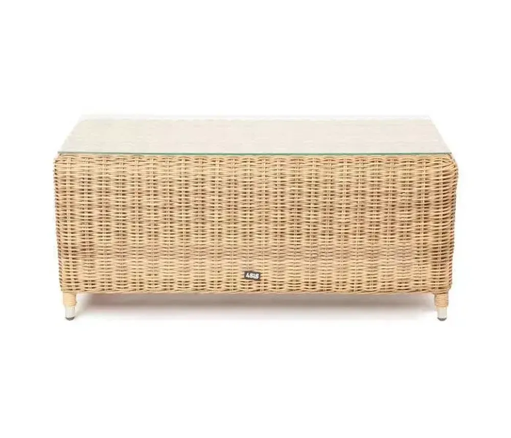 "Кон Панна" столик журнальный из искусственного ротанга, цвет соломенный