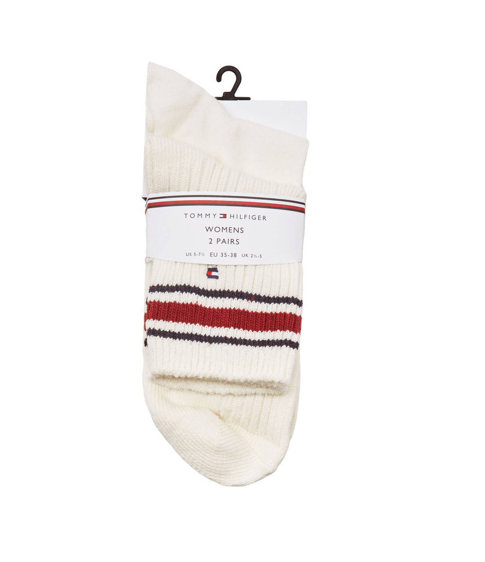 Носки 2 пары SPORTY Tommy Hilfiger - кремовый(701224914)