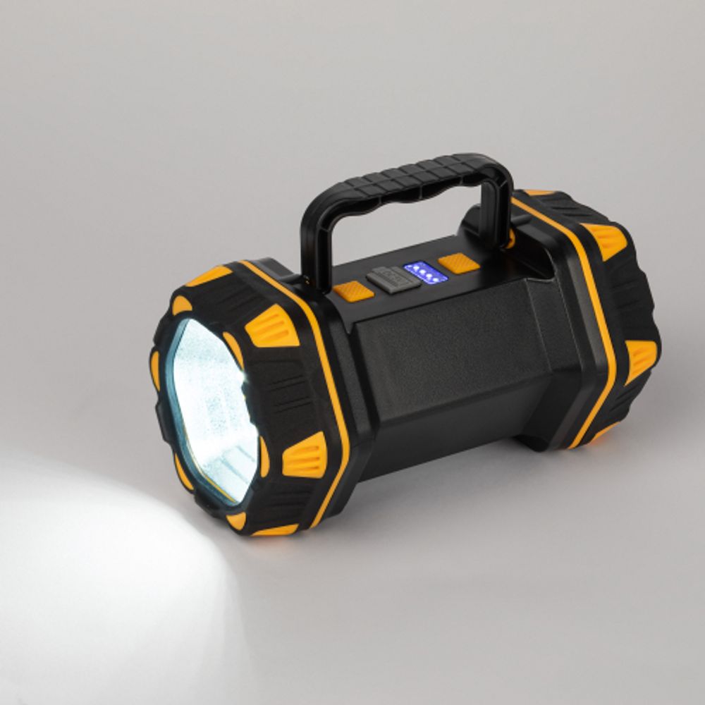 Светодиодный фонарь ЭРА Рабочие Практик PA-808 прожекторный аккумуляторный многофункциональный IP44 15W