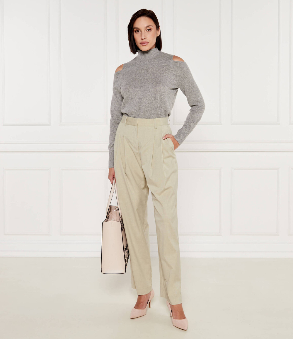 Кожаные туфли на шпильках isobel BOSS BLACK - бежевый(50518153)