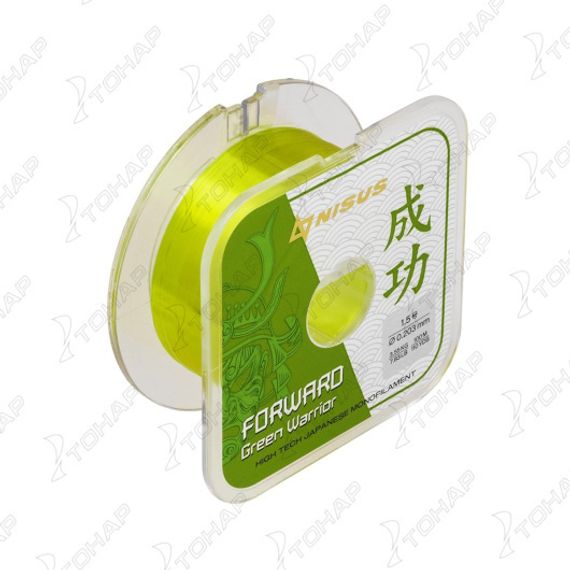 Леска FORWARD Green Warrior 0,203mm/100m Nylon (N-FGW-0203-100) Nisus
