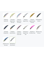 Воблер для рыбалки DUO Rough Trail Blazin 70, ANAZ173 Sagoshi Blue Pink Zebra, 70 мм, 20 г, быстро тонущий, минноу