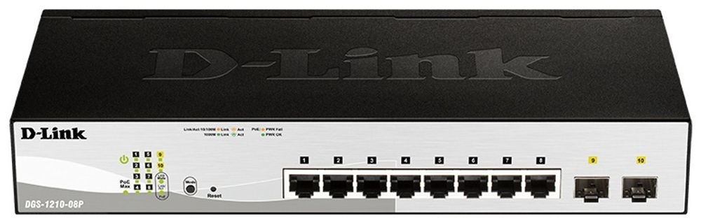 Коммутатор D-link DGS-1210-08P/G3A