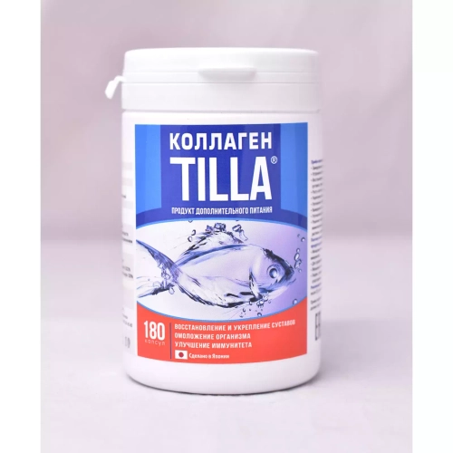TILLA Caps - Биологически активная добавка к пище "Коллаген", 180 кап