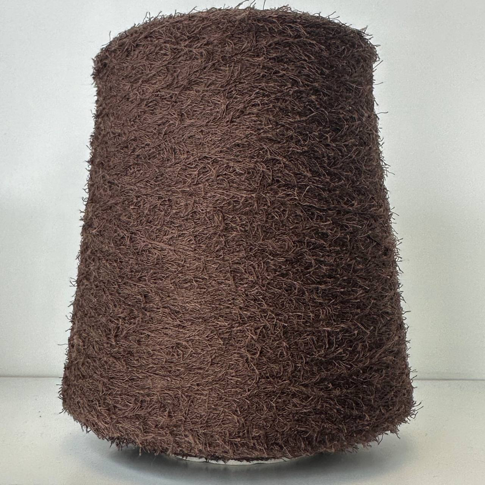 DREAMER - Luxury Production by Ri.Go; 50% меринос, 50% шёлк; 700м/100гр; Травка; col. 80809, цвет: темно-коричневый