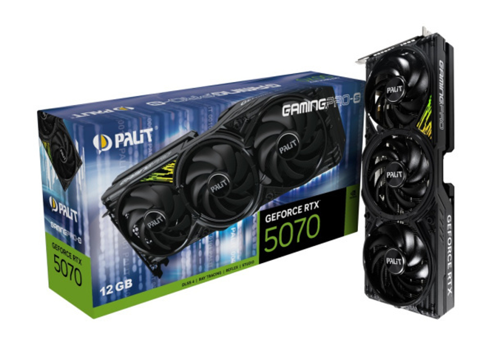 Видеокарта Palit GeForce RTX 5070 GAMING PRO S (NE75070019K9-GB2050U)