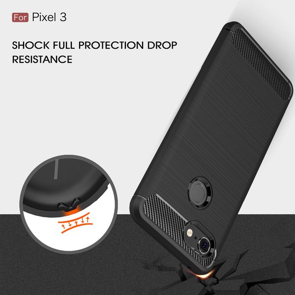 Силиконовый чехол для Google Pixel 3a (Черный)