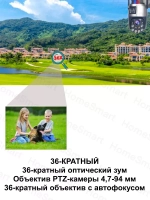Камера уличная вариофокальная Wi-Fi с оптическим зумом 36Х