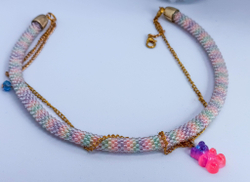 Уникальный чокер из бисера by A.S.