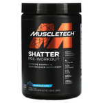 MuscleTech, Shatter, предтренировочная добавка, кислая голубая роза, 363 г (12,82 унции)