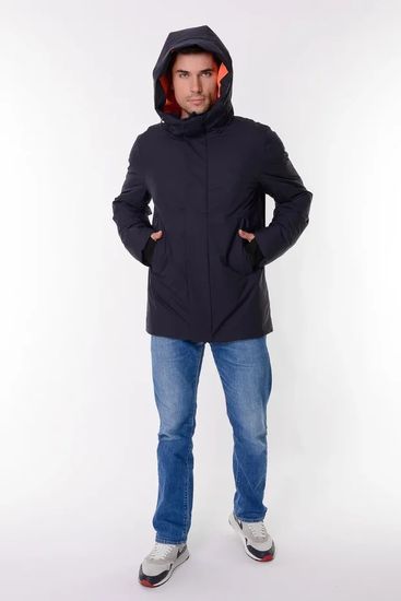 Куртка-парка RU01 (NAVY) -20 TRITON (Плащевая ткань, чёрн)