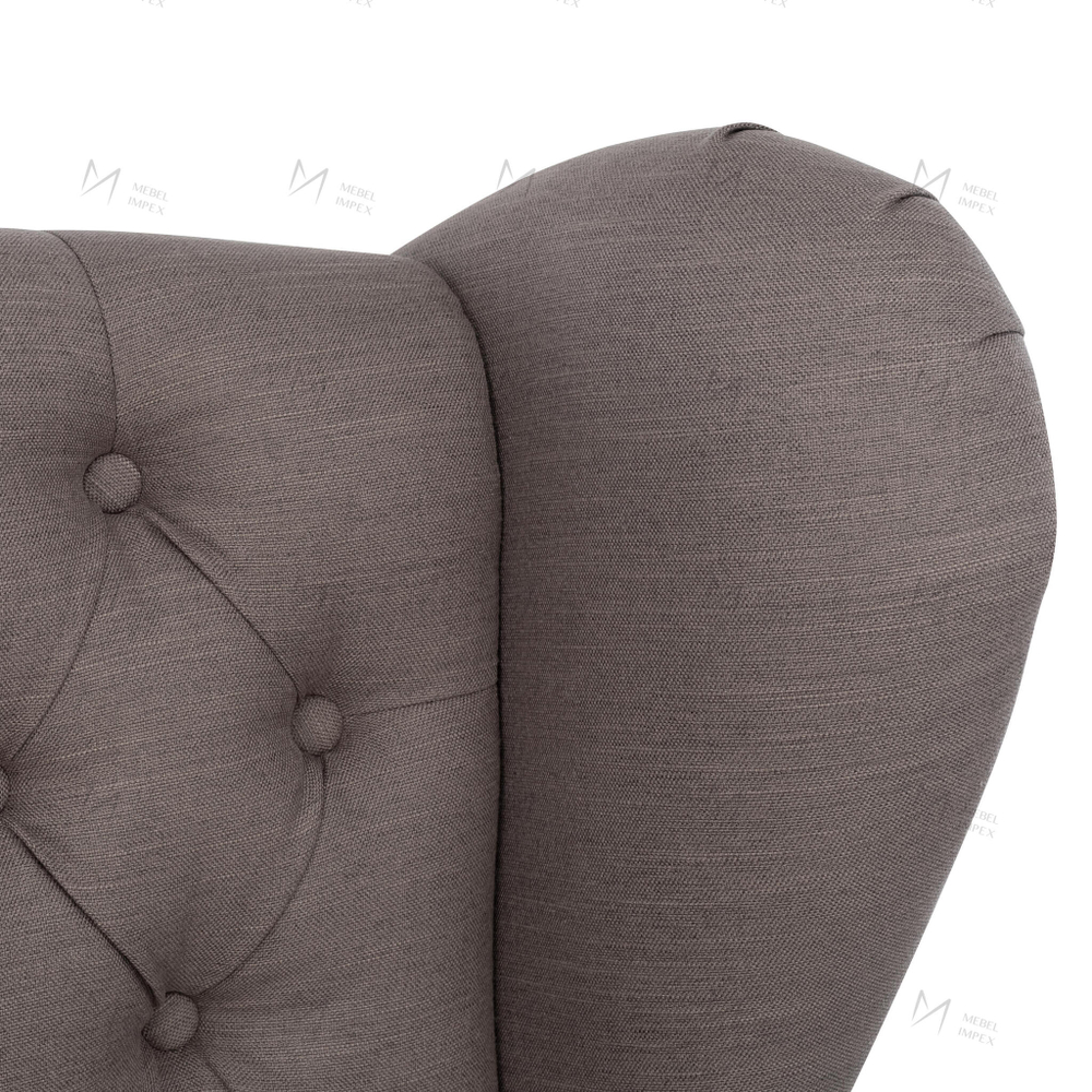 Кресло Leset Винтаж, ножки венге, ткань Melva 20, компаньон Melva 06