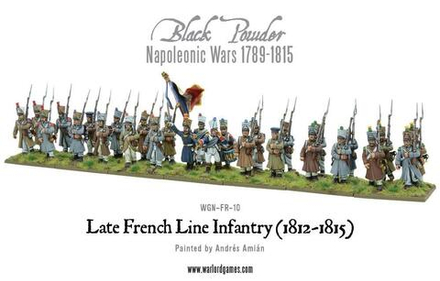 Late French Line Infantry (1812-1815) - 28 figs