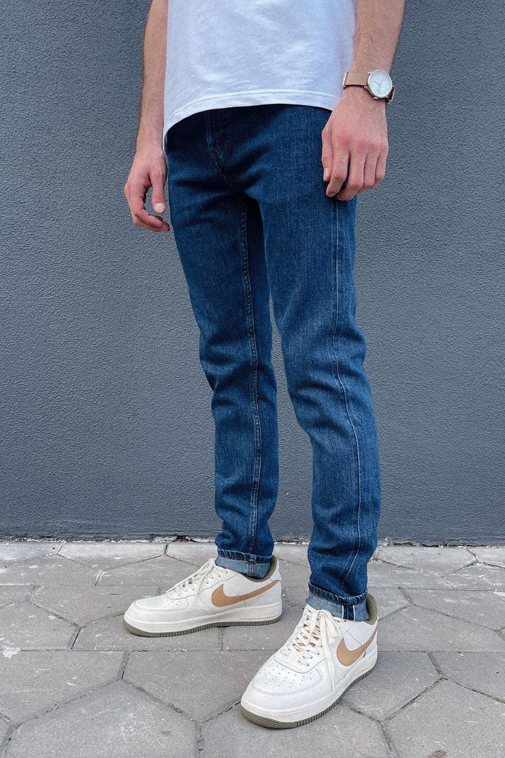 Джинсы Miracle Apparel Selvedge 1702 Tapered True Indigo Wash мужские синие