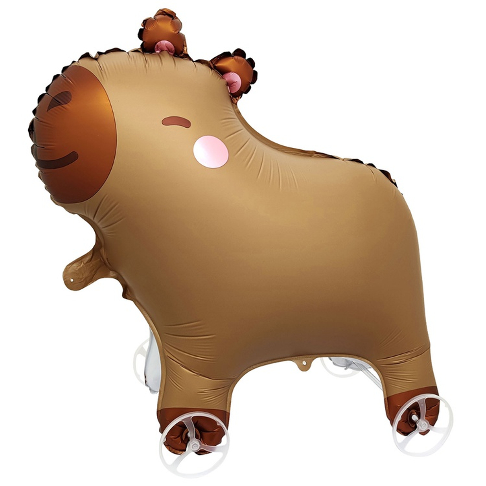 Шар Фольгированный Капибара (Коричневый)