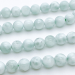 Бусины Диопсид с волластонитом, диаметр 8,2-8,4 мм, цена за 11 шт (1/4 нити)