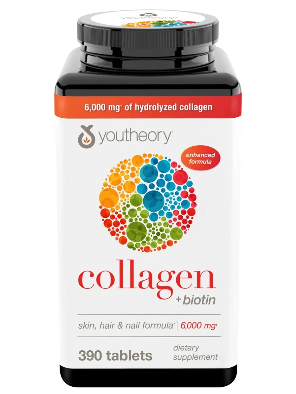 youtheory Коллаген с биотином 390 таблеток