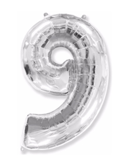 Цифра "9" Серебро