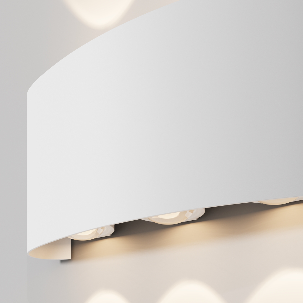 Уличный настенный светодиодный светильник Maytoni Strato O417WL-L6W3K