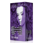 Полосатая маска на глаза (Цвет: белый с черным)