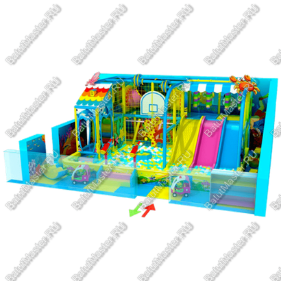 Детский игровой лабиринт «Горки, вперед!»