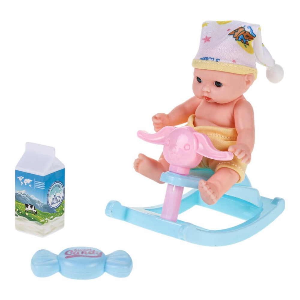 Пупс с аксесс., пакет 0812-205