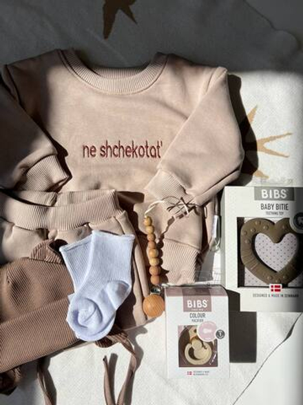 Свитшот + штанишки oversized латте