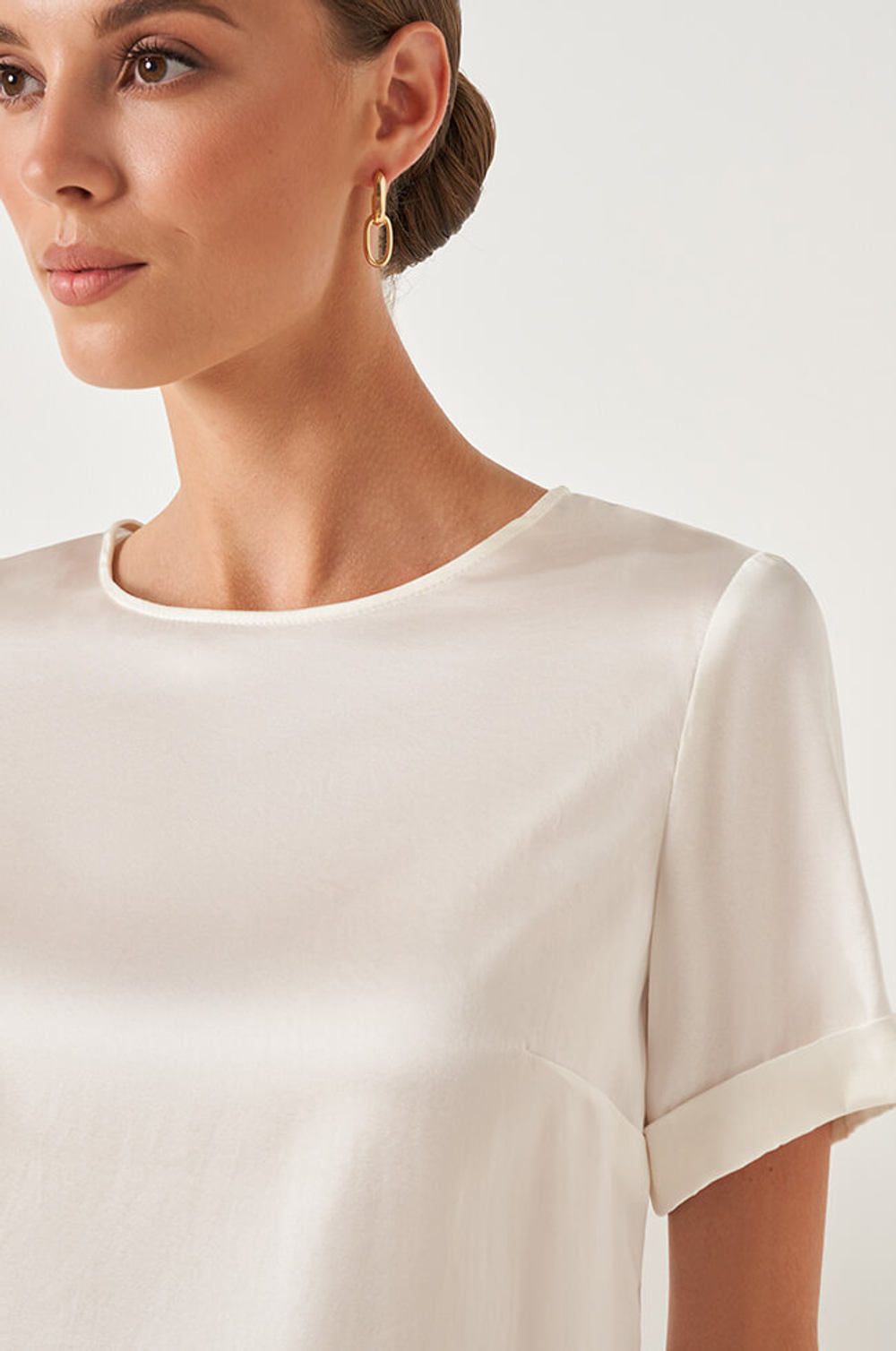 22876 Блузка женская (молочный)