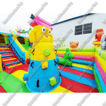 Коммерческий надувной батут "Дружная компания 2", 8*6*4 м