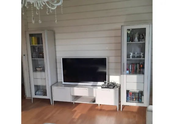 Витрина Type стеклянная высота 200 см L (серо-бежевый)