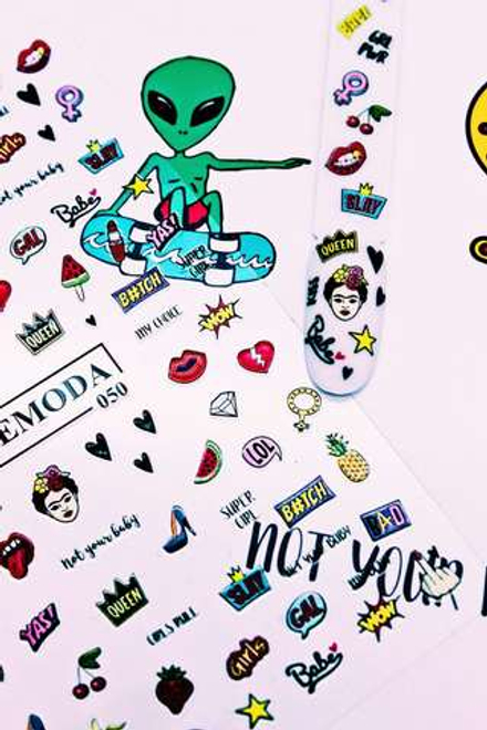 Наклейки NogteModa №050