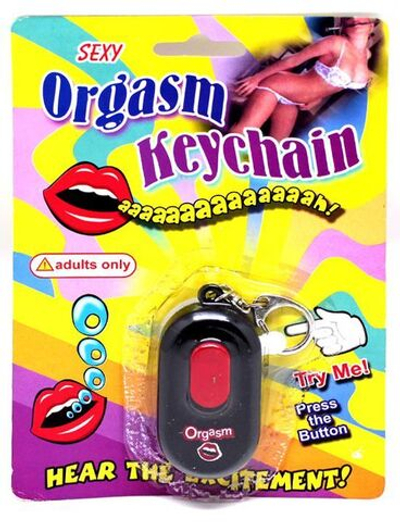 Брелок с эротическими звуками (Цвет: черный)