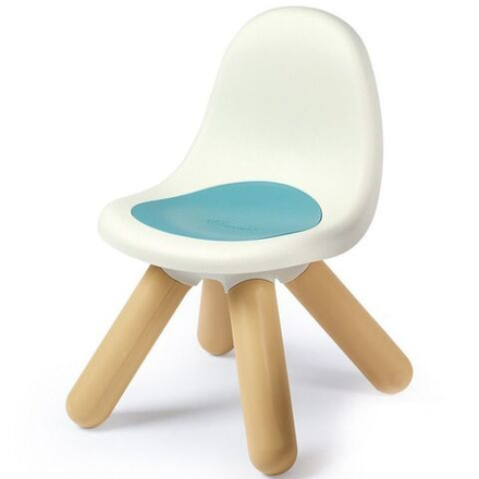 Детская мебель Smoby - Стул со спинкой белый с синим 880112