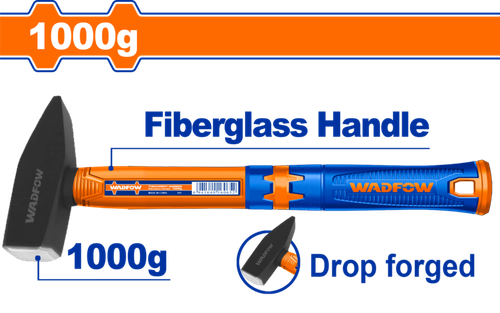 Молоток слесарный 1000 гр (6/12) WADFOW WHM1310