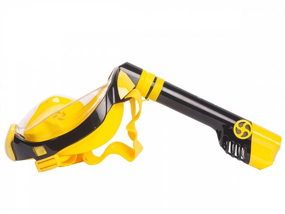 Маска полнолицевая Sargan Галактика премиум черная/желтая/желтая