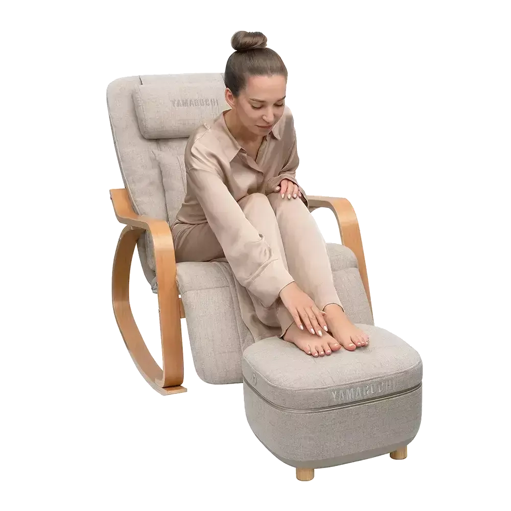 Массажное кресло-качалка Yamaguchi Liberty Comfort бежевая