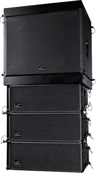 Solton RB 82 - Пассивный 2-х полосный элемент линейного массива; 2x 8&quot; НЧ / 
1 x ленточный драйвер;