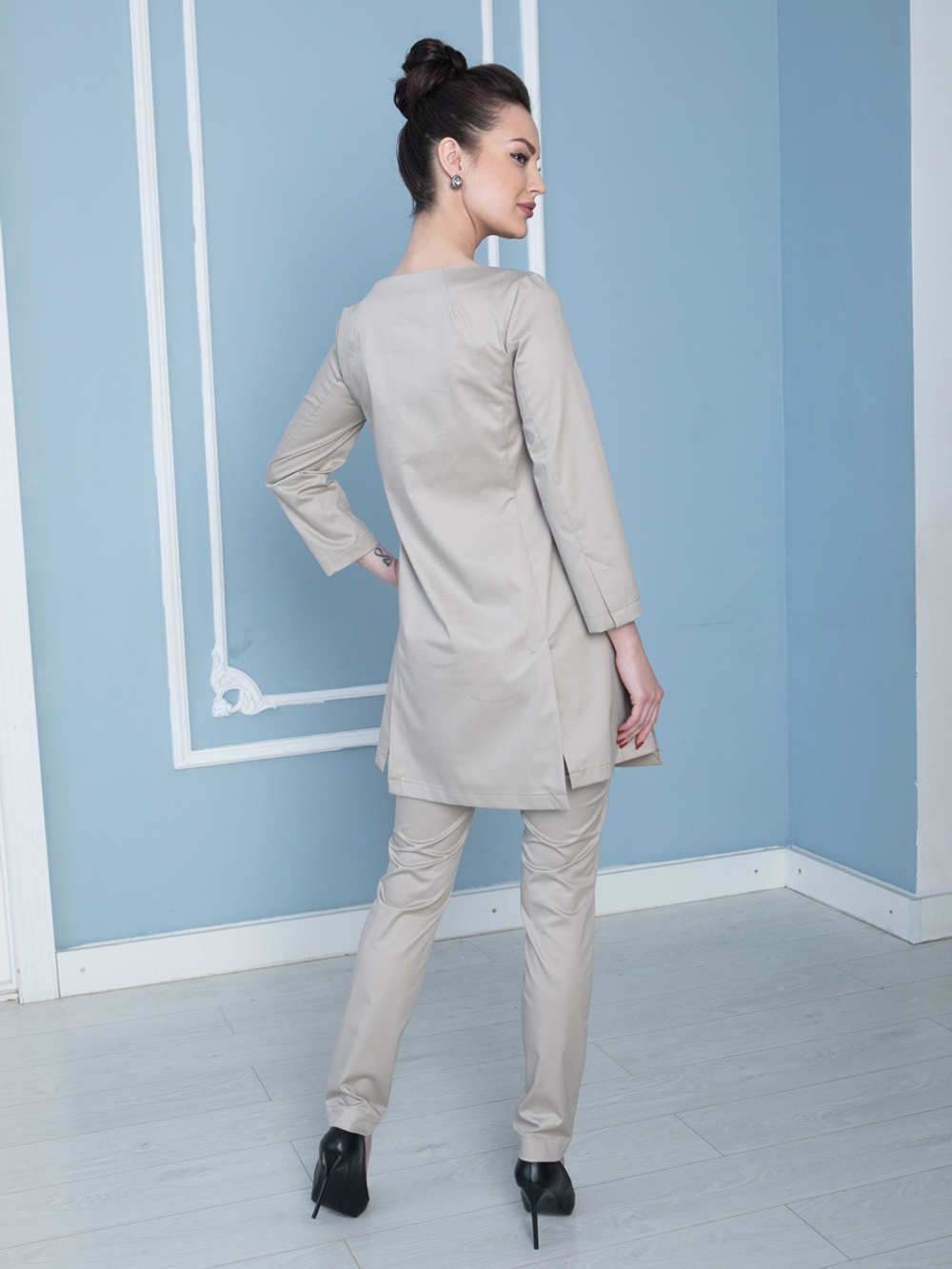 Блуза медицинская Бл-344 3/4 клеон экстра